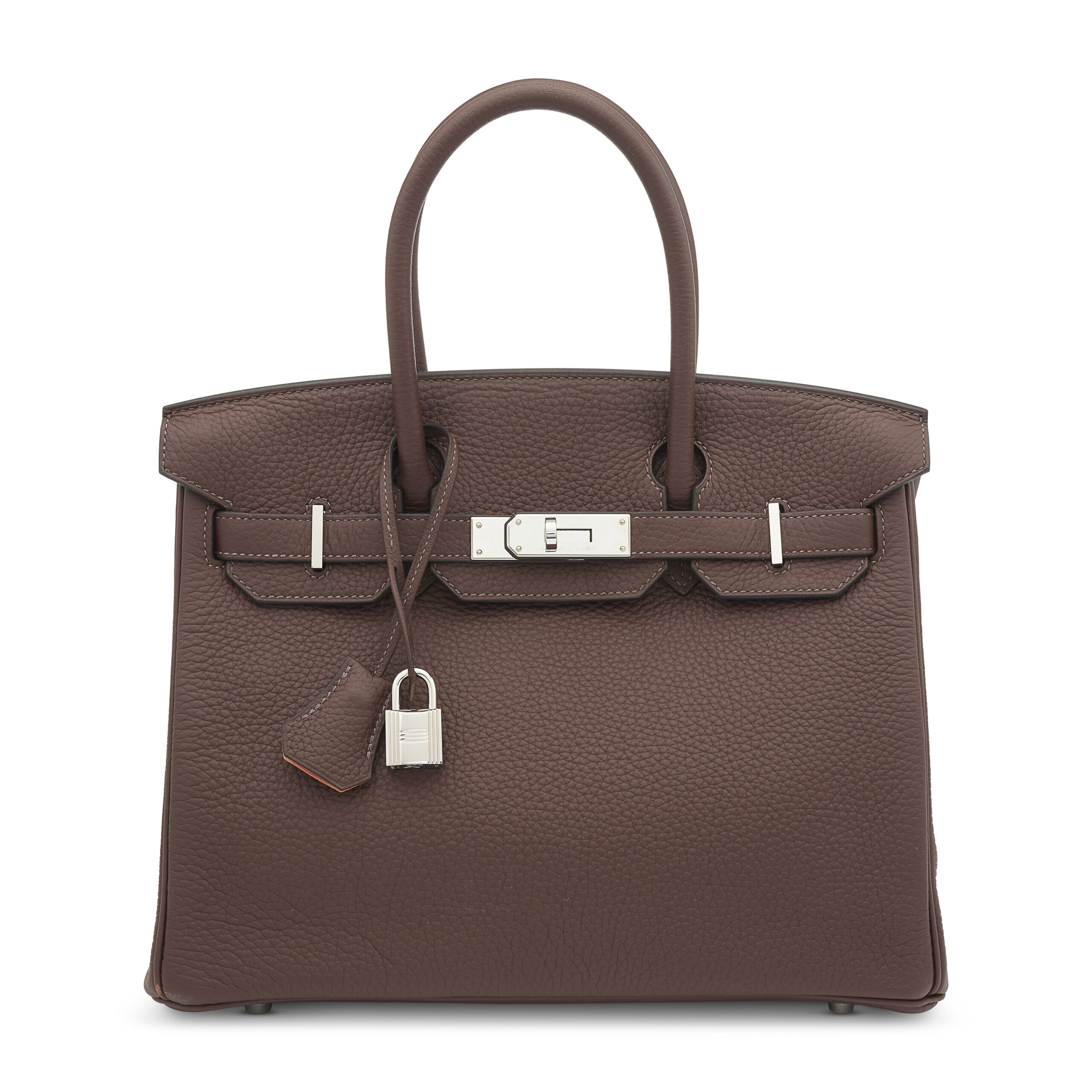 A LIMITED EDITION HAVANE & TERRE CUITE TOGO LEATHER VERSO BIRKIN 30 WITH PALLADIUM HARDWARE 5 A LIMITED EDITION HAVANE & TERRE CUITE TOGO LEATHER VERSO BIRKIN 30 WITH PALLADIUM HARDWARE - Image 5