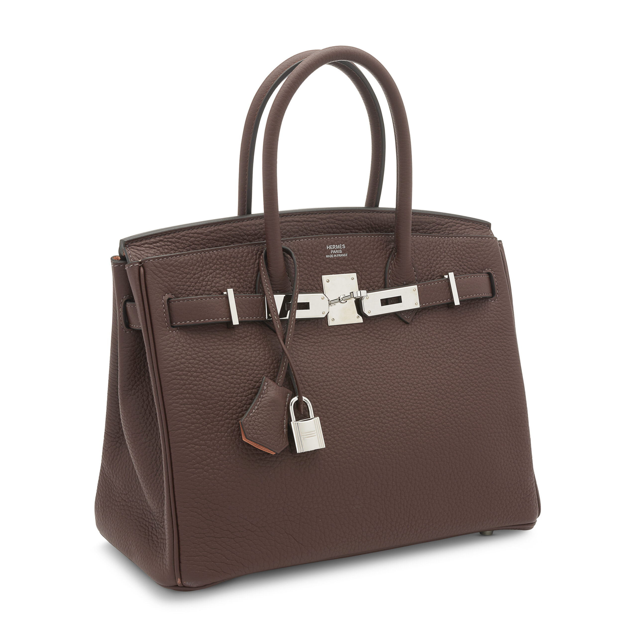 A LIMITED EDITION HAVANE & TERRE CUITE TOGO LEATHER VERSO BIRKIN 30 WITH PALLADIUM HARDWARE 6 A LIMITED EDITION HAVANE & TERRE CUITE TOGO LEATHER VERSO BIRKIN 30 WITH PALLADIUM HARDWARE - Image 6