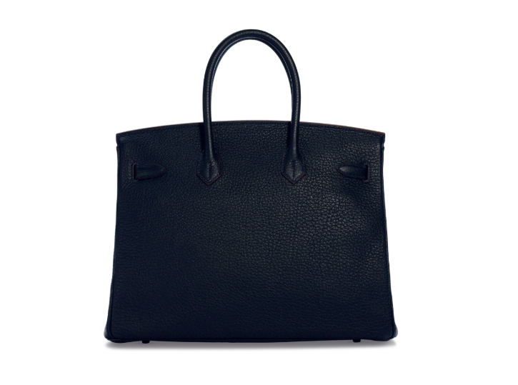 A LIMITED EDITION INDIGO FJORD, FAUVE BARÉNIA LEATHER & ROUGE H CRINOLINE CLUB BIRKIN 35 WITH PALLADIUM HARDWARE 3 A LIMITED EDITION INDIGO FJORD, FAUVE BARÉNIA LEATHER & ROUGE H CRINOLINE CLUB BIRKIN 35 WITH PALLADIUM HARDWARE - Image 3