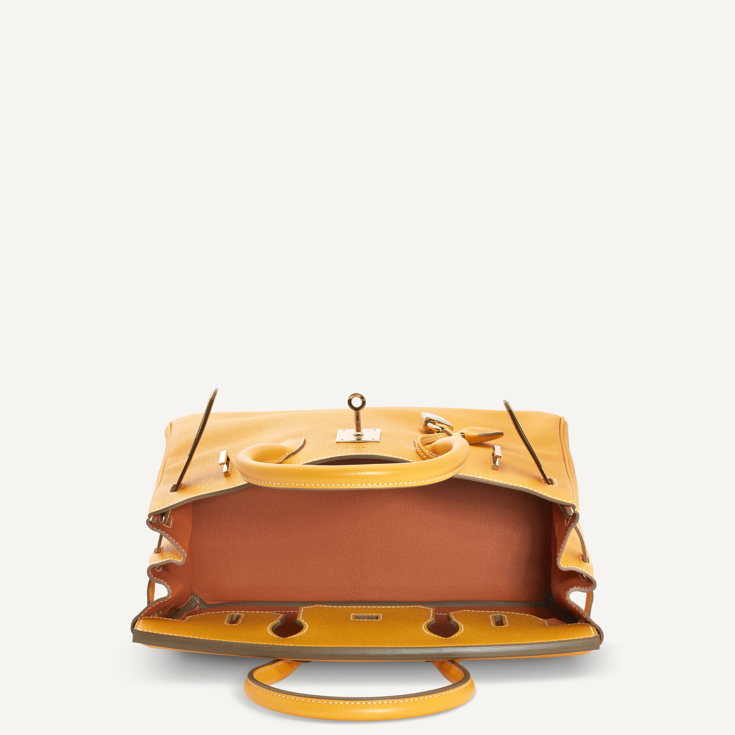 A LIMITED EDITION JAUNE D'OR & POTIRON EPSOM LEATHER CANDY BIRKIN 30 WITH PERMABRASS HARDWARE 3 A LIMITED EDITION JAUNE D'OR & POTIRON EPSOM LEATHER CANDY BIRKIN 30 WITH PERMABRASS HARDWARE - Image 3