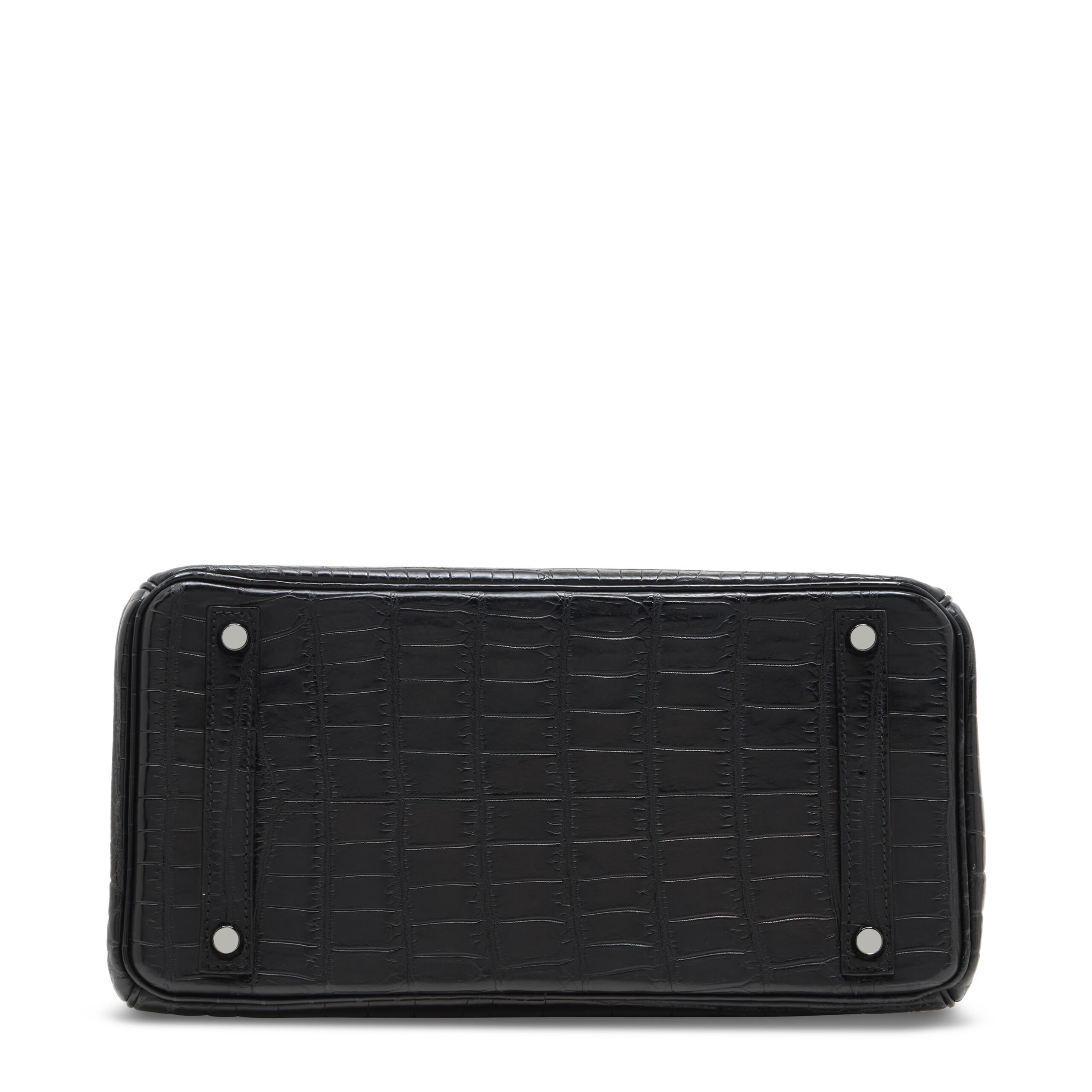 A LIMITED EDITION MATTE BLACK ALLIGATOR SO BLACK BIRKIN 30 WITH BLACK PVD HARDWARE 4 A LIMITED EDITION MATTE BLACK ALLIGATOR SO BLACK BIRKIN 30 WITH BLACK PVD HARDWARE - Image 4