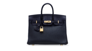 A LIMITED EDITION MATTE BLACK ALLIGATOR & TOGO LEATHER TOUCH BIRKIN 25 WITH GOLD HARDWARE (1)