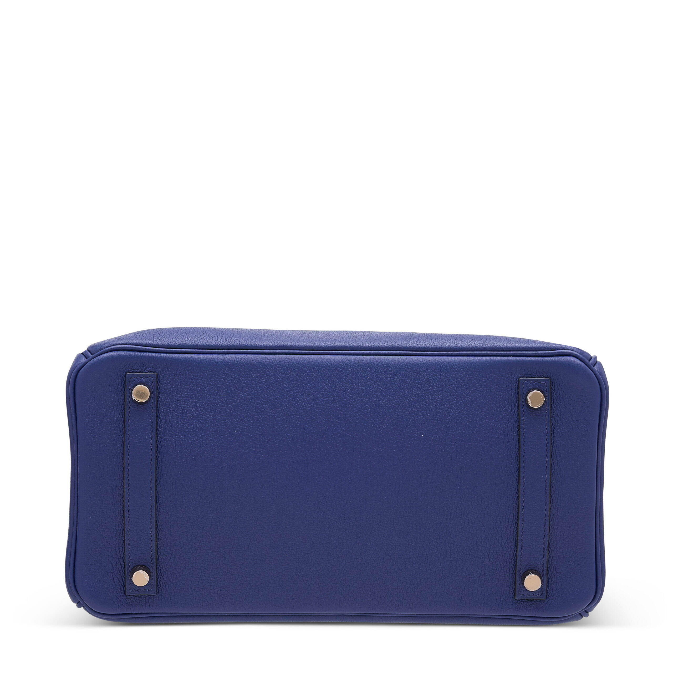 A LIMITED EDITION MATTE BLEU MARINE ALLIGATOR & BLEU SAPHIR NOVILLO LEATHER TOUCH BIRKIN 30 WITH ROSE GOLD HARDWARE 5 A LIMITED EDITION MATTE BLEU MARINE ALLIGATOR & BLEU SAPHIR NOVILLO LEATHER TOUCH BIRKIN 30 WITH ROSE GOLD HARDWARE - Image 5