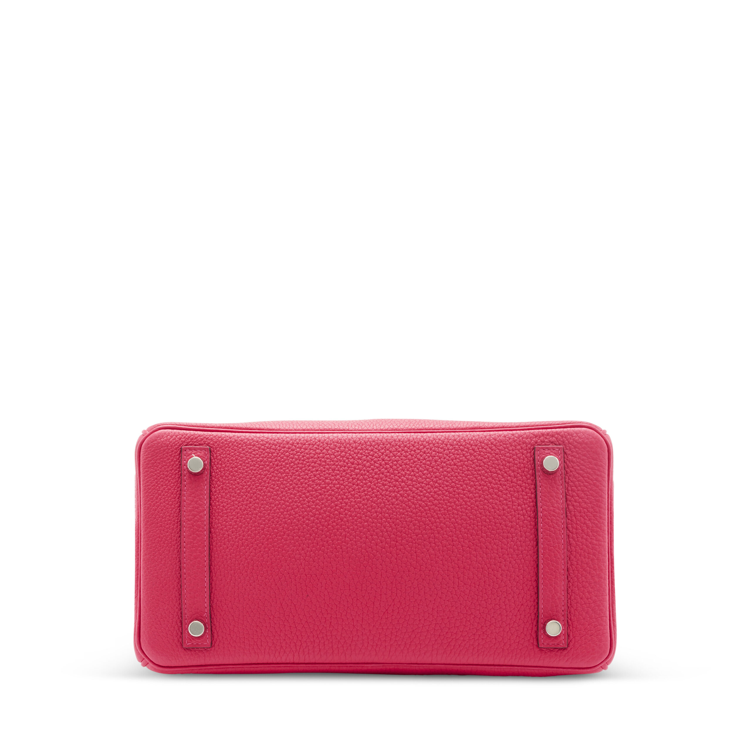 A LIMITED EDITION MATTE FRAMBOISE ALLIGATOR & TOGO LEATHER TOUCH BIRKIN 30 WITH PALLADIUM HARDWARE 5 A LIMITED EDITION MATTE FRAMBOISE ALLIGATOR & TOGO LEATHER TOUCH BIRKIN 30 WITH PALLADIUM HARDWARE - Image 5