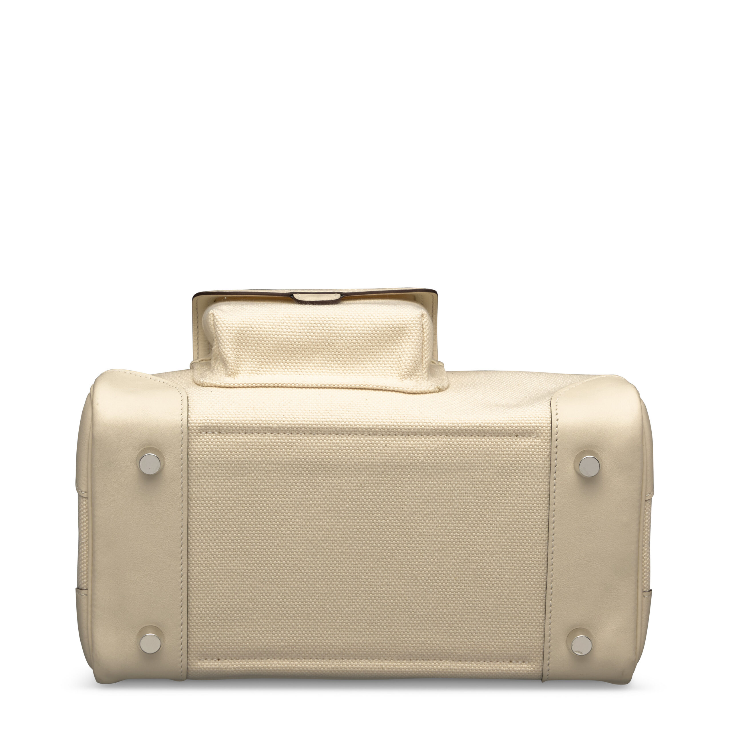 A LIMITED EDITION NATA CANVAS & SWIFT LEATHER CARGO BIRKIN 25 WITH PALLADIUM HARDWARE 6 A LIMITED EDITION NATA CANVAS & SWIFT LEATHER CARGO BIRKIN 25 WITH PALLADIUM HARDWARE - Image 6