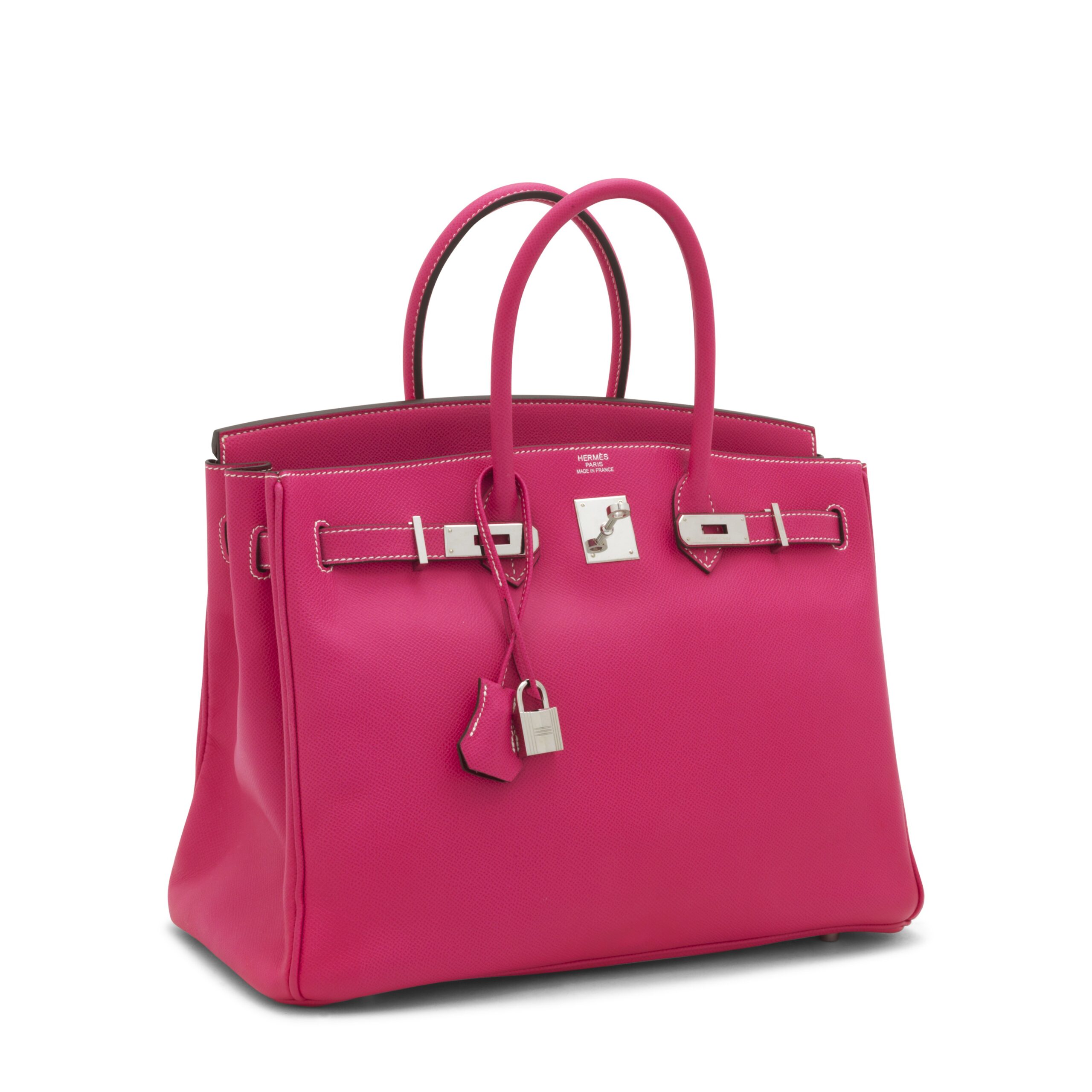 A LIMITED EDITION ROSE TYRIEN EPSOM LEATHER CANDY COLLECTION BIRKIN 35 WITH PALLADIUM HARDWARE 2 A LIMITED EDITION ROSE TYRIEN EPSOM LEATHER CANDY COLLECTION BIRKIN 35 WITH PALLADIUM HARDWARE - Image 2