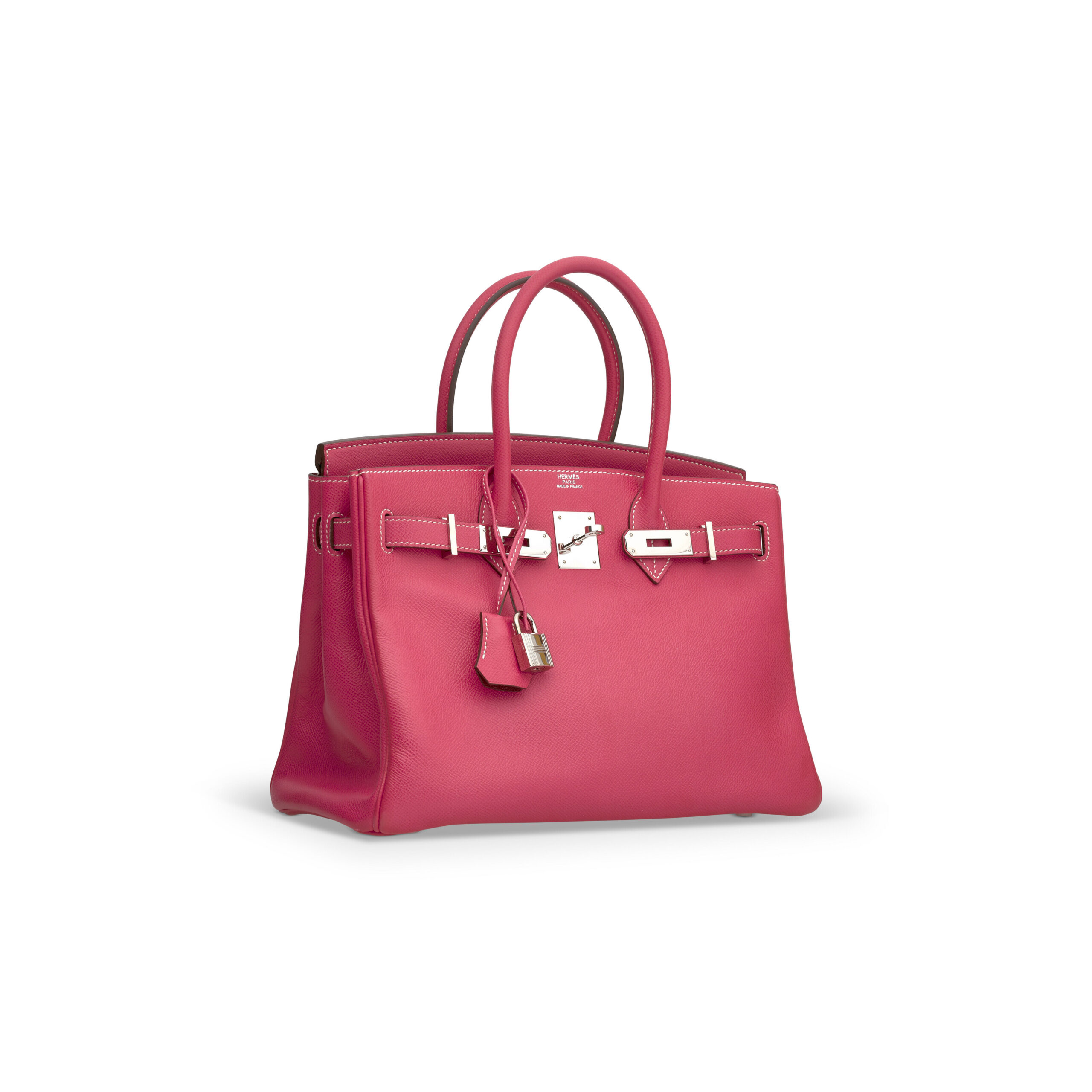 A LIMITED EDITION ROSE TYRIEN & RUBIS EPSOM LEATHER CANDY BIRKIN 30 WITH PALLADIUM HARDWARE 3 A LIMITED EDITION ROSE TYRIEN & RUBIS EPSOM LEATHER CANDY BIRKIN 30 WITH PALLADIUM HARDWARE - Image 3