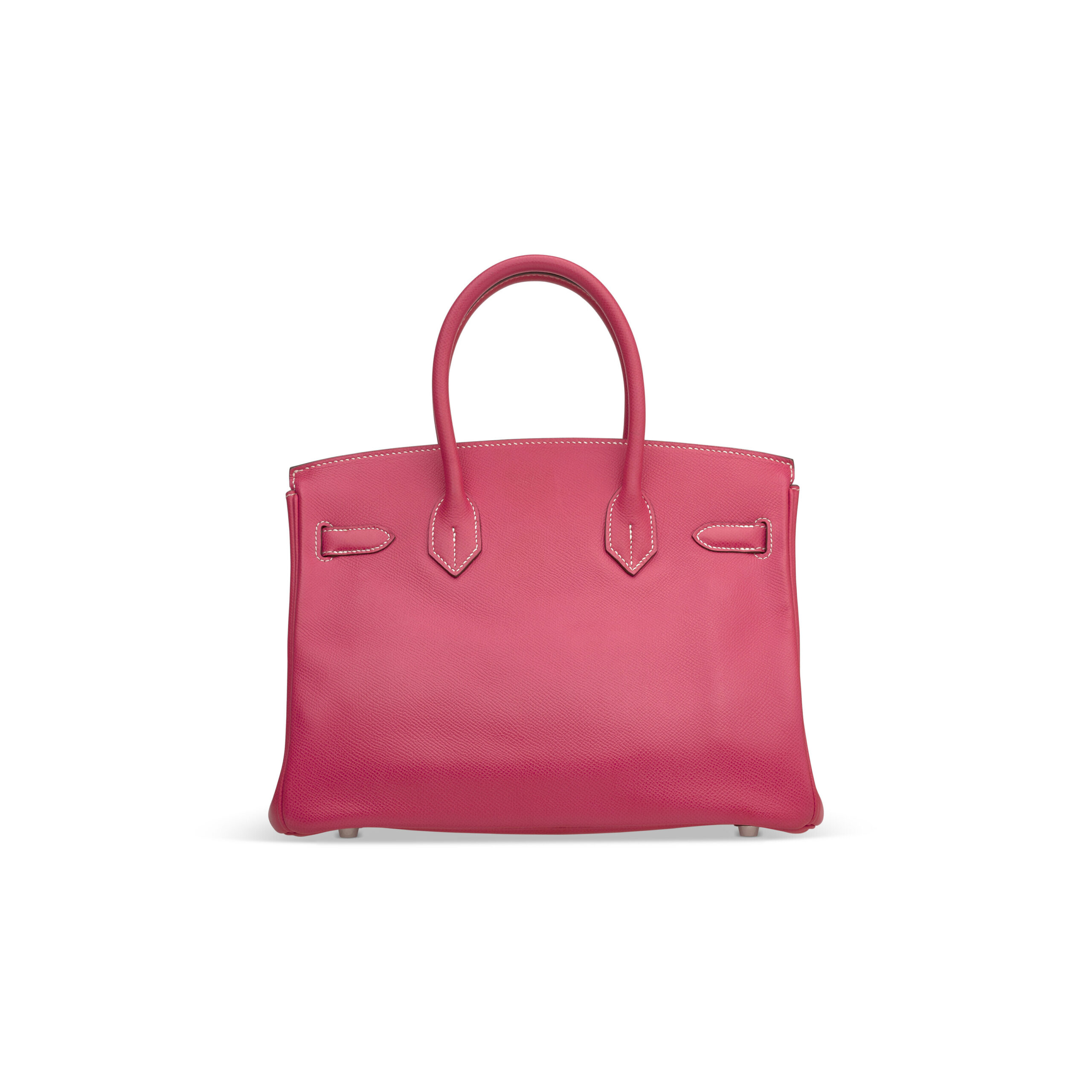 A LIMITED EDITION ROSE TYRIEN & RUBIS EPSOM LEATHER CANDY BIRKIN 30 WITH PALLADIUM HARDWARE 4 A LIMITED EDITION ROSE TYRIEN & RUBIS EPSOM LEATHER CANDY BIRKIN 30 WITH PALLADIUM HARDWARE - Image 4