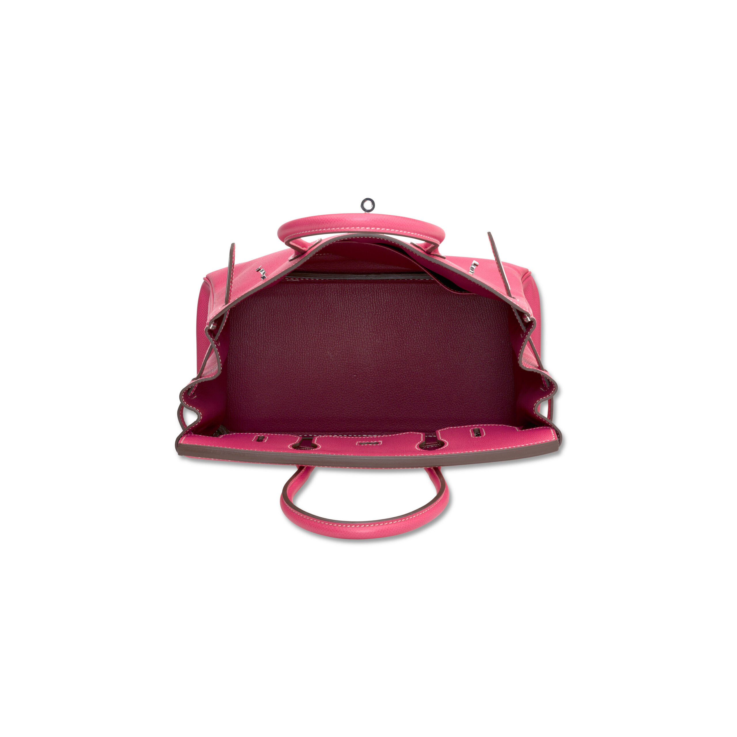 A LIMITED EDITION ROSE TYRIEN & RUBIS EPSOM LEATHER CANDY BIRKIN 30 WITH PALLADIUM HARDWARE 6 A LIMITED EDITION ROSE TYRIEN & RUBIS EPSOM LEATHER CANDY BIRKIN 30 WITH PALLADIUM HARDWARE - Image 6