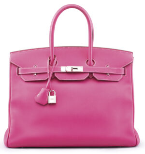 A LIMITED EDITION ROSE TYRIEN & RUBIS EPSOM LEATHER CANDY COLLECTION BIRKIN 35 BAG