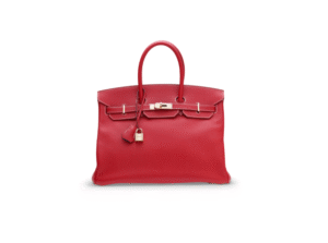 A LIMITED EDITION ROUGE CASAQUE & BLEU THALASSA EPSOM LEATHER CANDY BIRKIN 35 WITH PERMABRASS HARDWARE