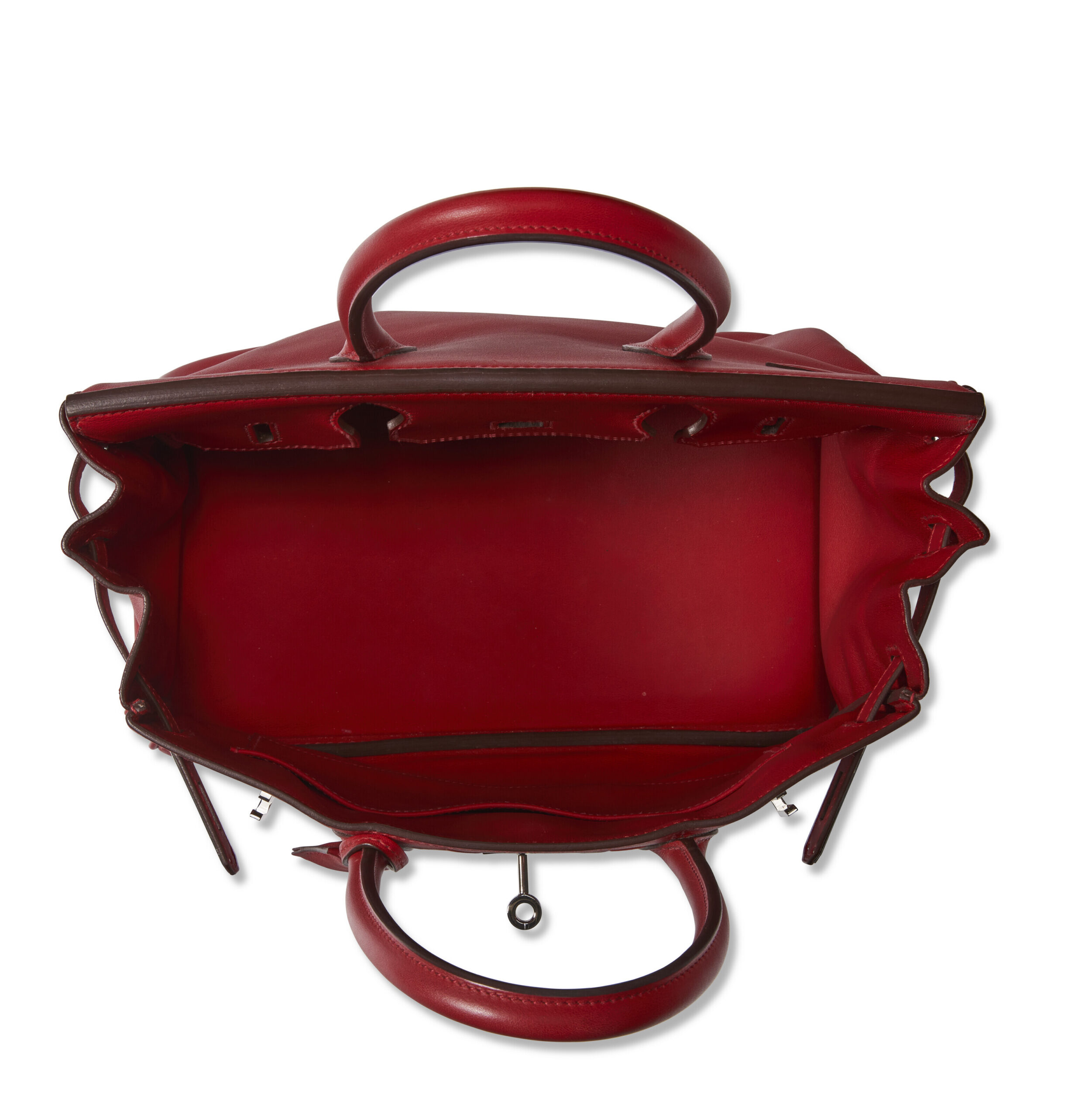 A LIMITED EDITION ROUGE DE COEUR, ROUGE H & ROUGE PIMENT SWIFT & EPSOM LEATHER TRESSAGE BIRKIN 30 WITH PALLADIUM HARDWARE 5 A LIMITED EDITION ROUGE DE COEUR, ROUGE H & ROUGE PIMENT SWIFT & EPSOM LEATHER TRESSAGE BIRKIN 30 WITH PALLADIUM HARDWARE - Image 5