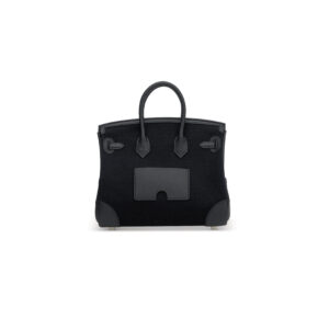 A LIMITED EDITION SESAME SWIFT LEATHER & TWILL H CANVAS FRAY FRAY BIRKIN 35 WITH PALLADIUM HARDWARE