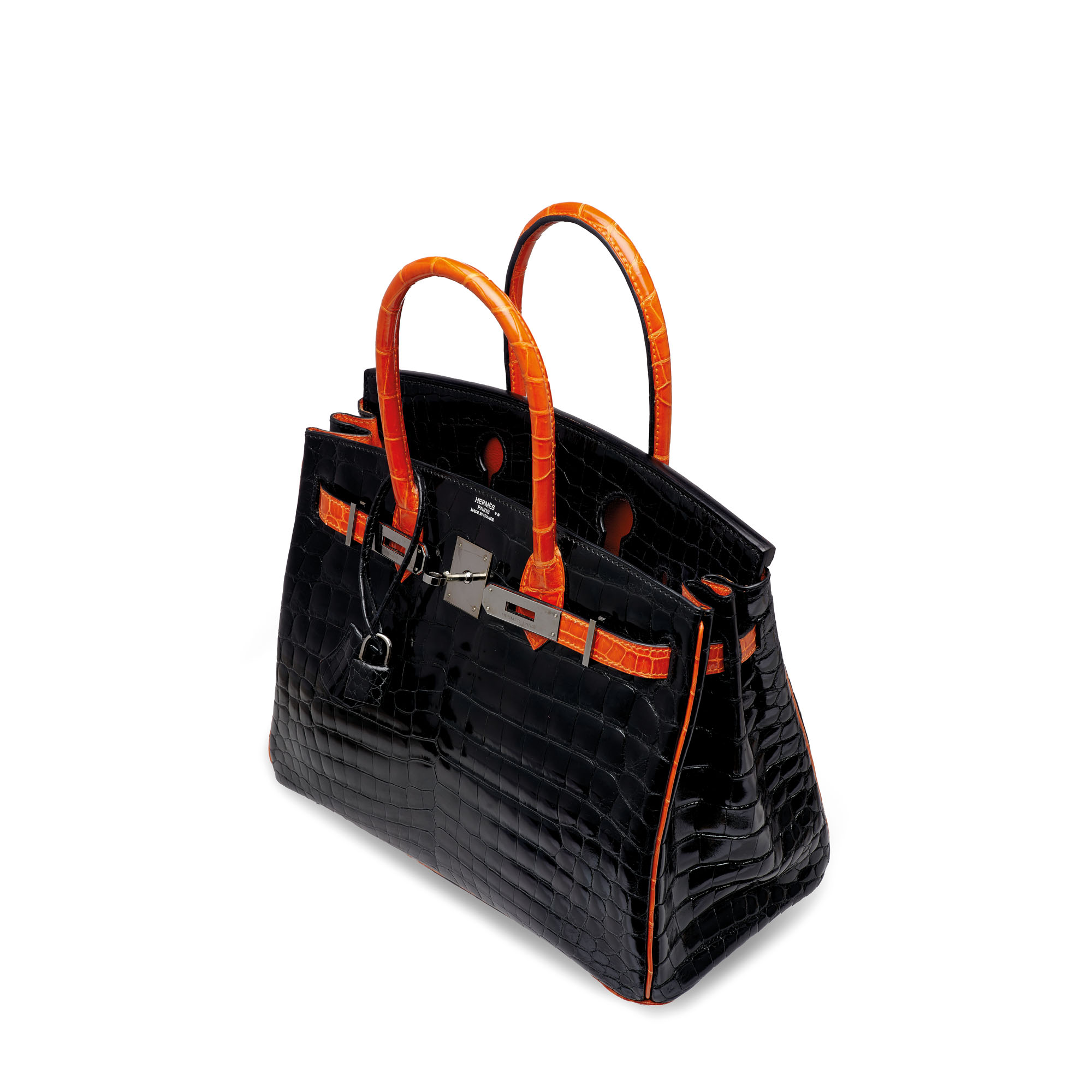 A LIMITED EDITION BLACK TOGO & SWIFT LEATHERS DÉSORDRE BIRKIN 30 WITH GOLD HARDWARE 6 A LIMITED EDITION BLACK TOGO & SWIFT LEATHERS DÉSORDRE BIRKIN 30 WITH GOLD HARDWARE - Image 6