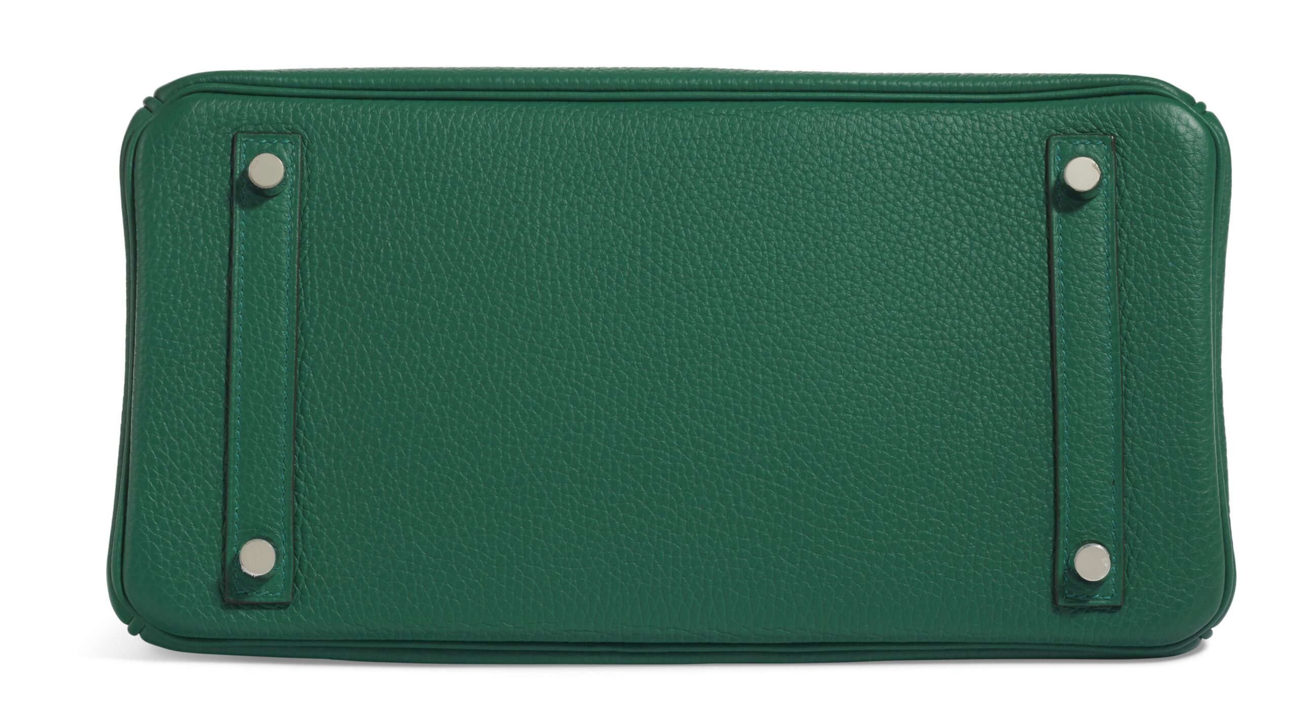 A LIMITED EDITION VERT VERTIGO & VERT FONCÉ CLÉMENCE LEATHER VERSO BIRKIN 30 WITH PALLADIUM HARDWARE 3 A LIMITED EDITION VERT VERTIGO & VERT FONCÉ CLÉMENCE LEATHER VERSO BIRKIN 30 WITH PALLADIUM HARDWARE - Image 3