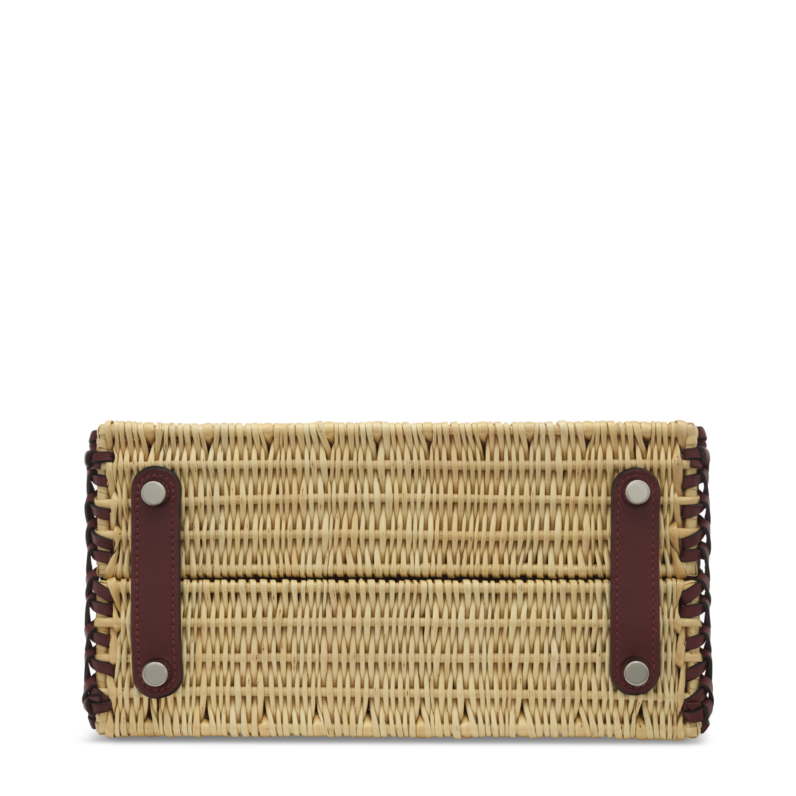 A LIMITED EDITION ROUGE SELLIER SWIFT LEATHER & OSIER PICNIC BIRKIN 25 WITH PALLADIUM HARDWARE 5 A LIMITED EDITION ROUGE SELLIER SWIFT LEATHER & OSIER PICNIC BIRKIN 25 WITH PALLADIUM HARDWARE - Image 5