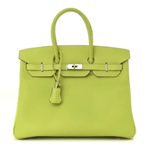 Epsom Candy Birkin 35 Kiwi Lichen