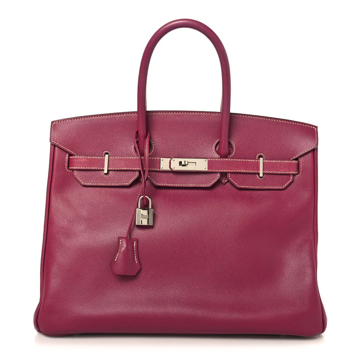 Epsom Candy Birkin 35 Tosca Rose Tyrien 3 Epsom Candy Birkin 35 Tosca Rose Tyrien - Image 3