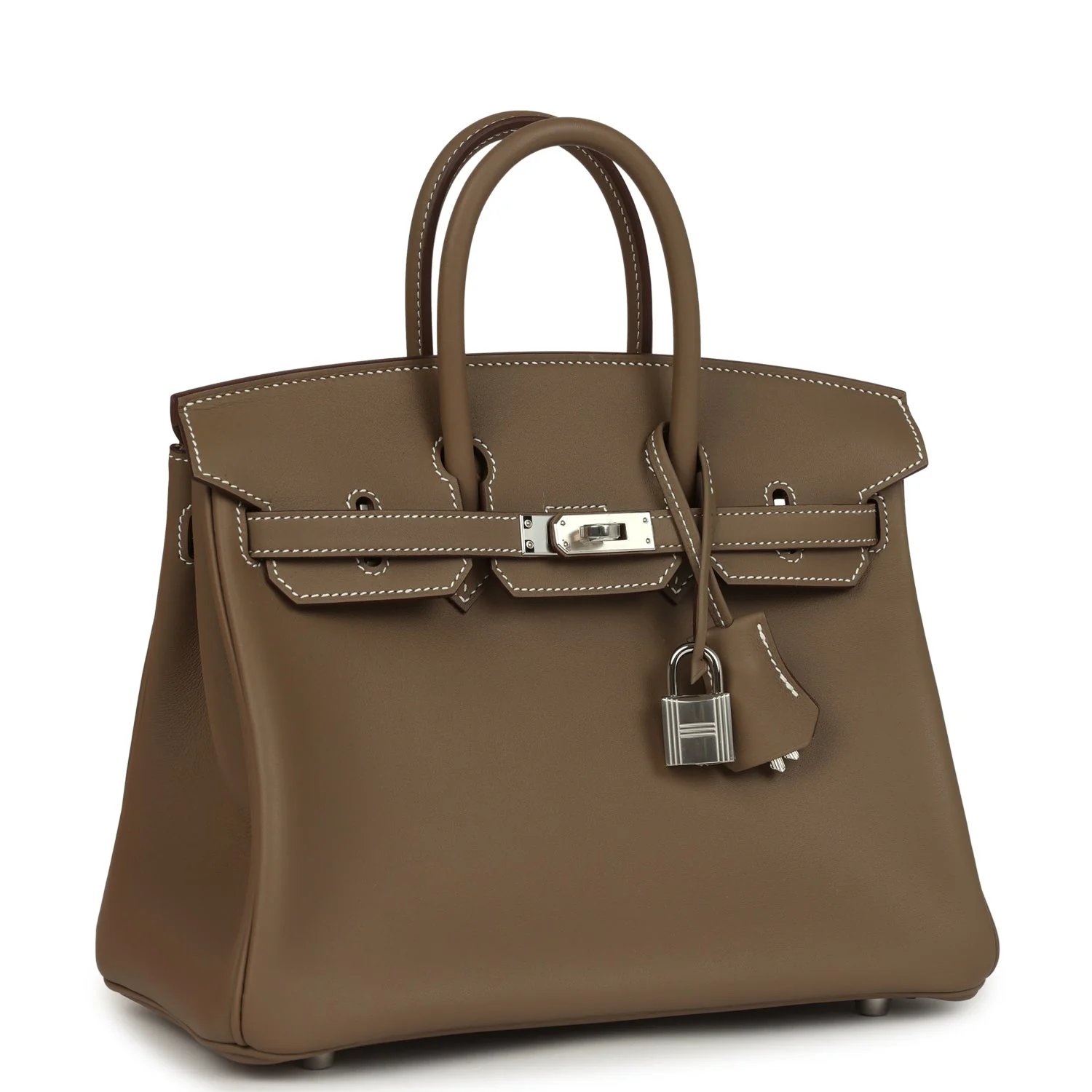 Hermès Birkin 25 Etoupe Swift Palladium Hardware 4 Hermès Birkin 25 Etoupe Swift Palladium Hardware - Image 4