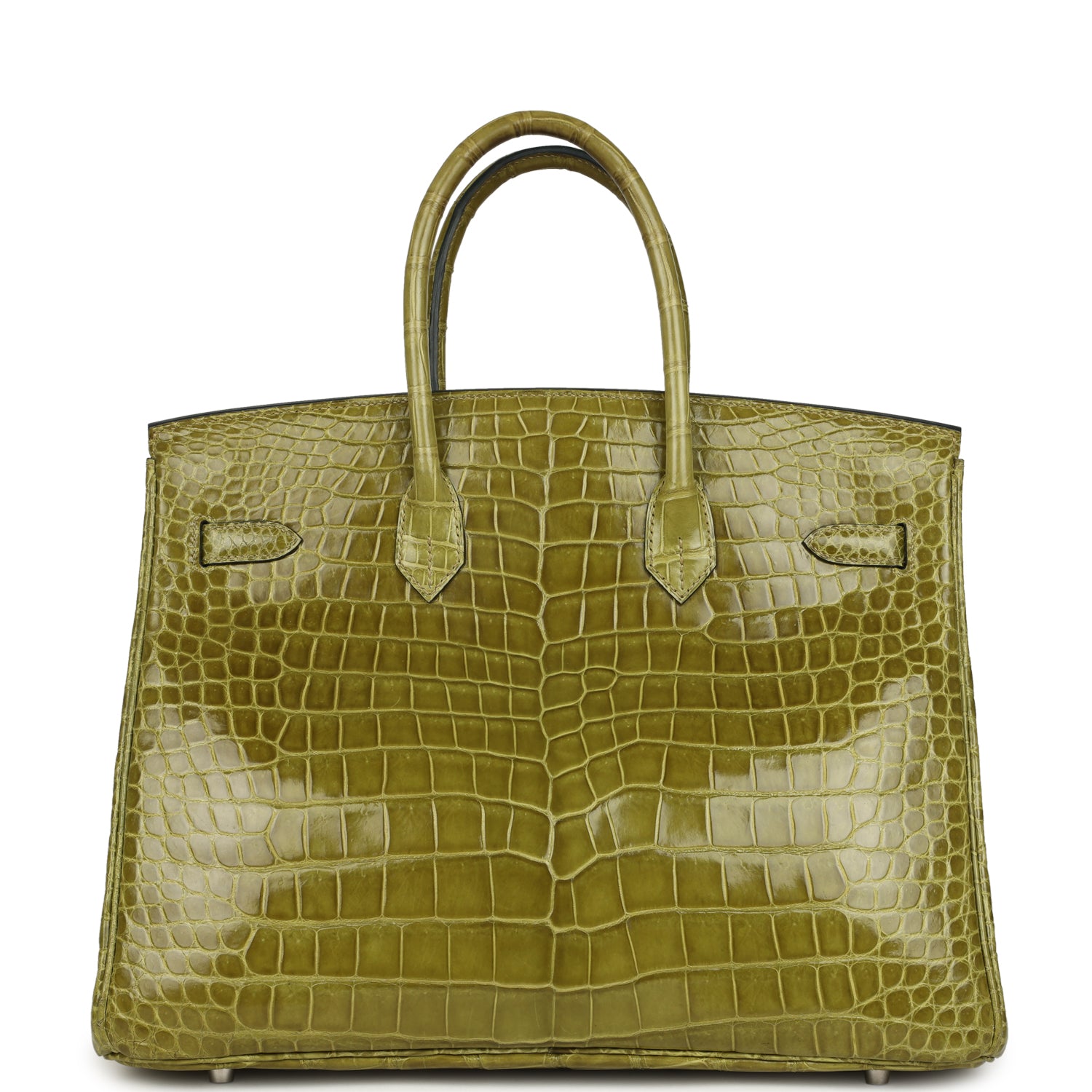 Hermès Birkin 35 Vert Anis Shiny Porosus Crocodile Palladium Hardware 6 Hermès Birkin 35 Vert Anis Shiny Porosus Crocodile Palladium Hardware - Image 6