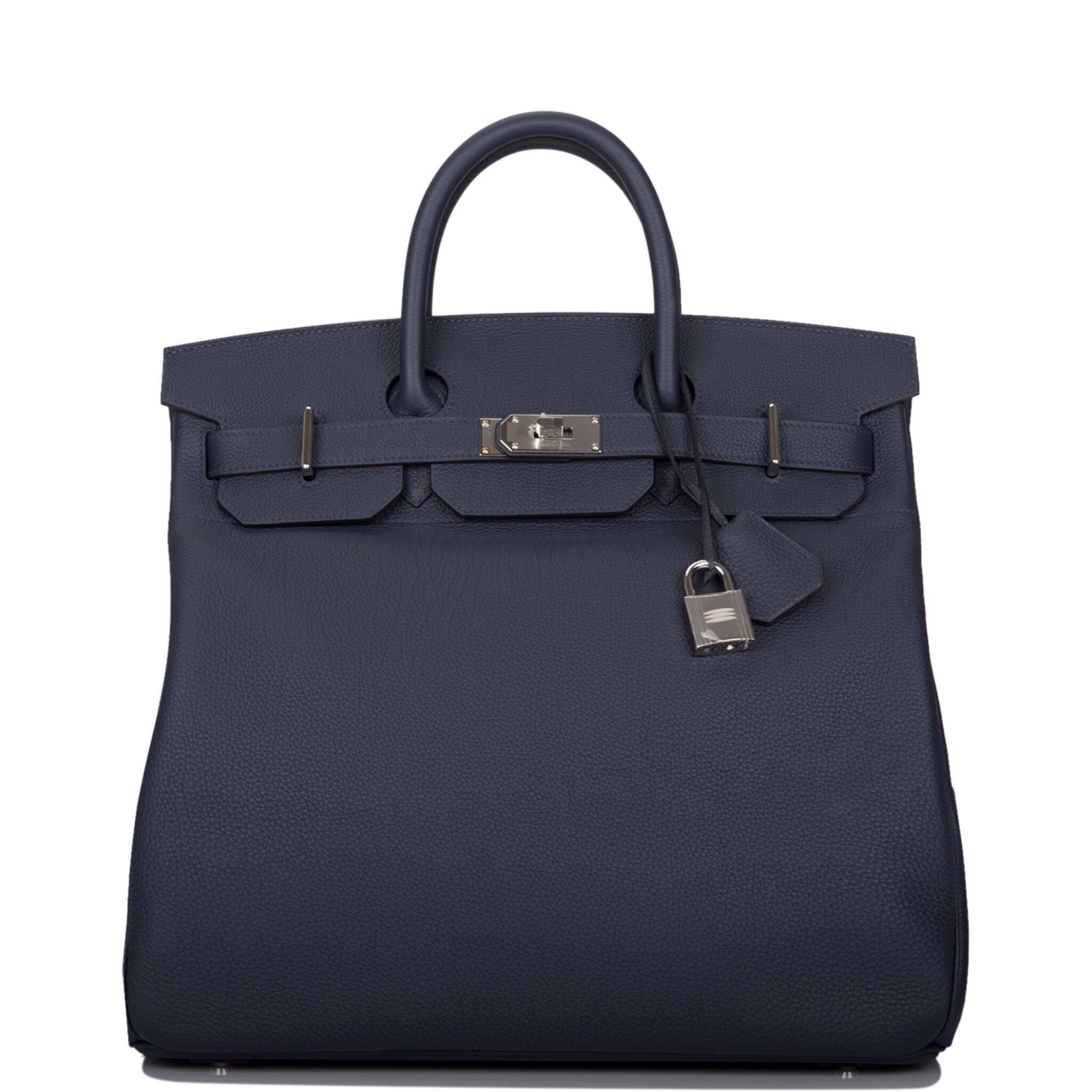 HERMÈS | BLEU NUIT HAC BIRKIN 40CM IN TOGO LEATHER WITH PALLADIUM HARDWARE 1 HERMÈS BLEU NUIT HAC BIRKIN 40CM IN TOGO LEATHER WITH PALLADIUM HARDWARE