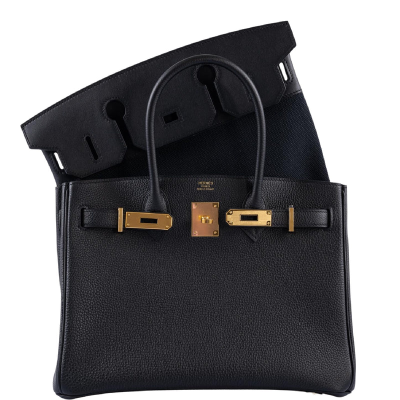 Hermès 3 En 1 Birkin 30 Black Togo, Swift and Toile with Gold Hardware 1 Hermès 3 En 1 Birkin 30 Black Togo, Swift and Toile with Gold Hardware