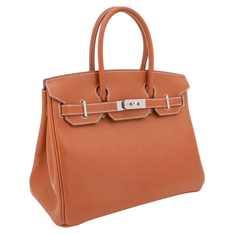 Hermès 30cm Birkin Fauve Barenia Smooth Leather Palladium Hardware 2 Hermès 30cm Birkin Fauve Barenia Smooth Leather Palladium Hardware - Image 2