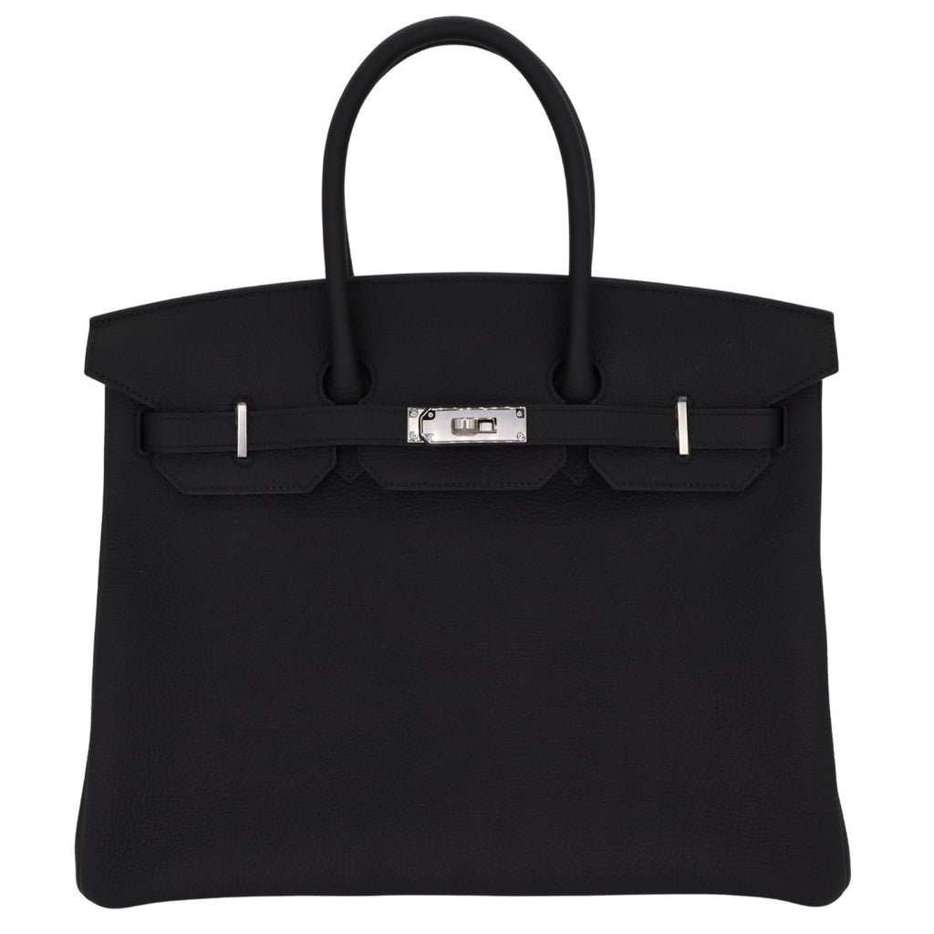 Hermès 35cm Birkin Black Togo Leather Palladium Hardware 1 Hermès 35cm Birkin Black Togo Leather Palladium Hardware