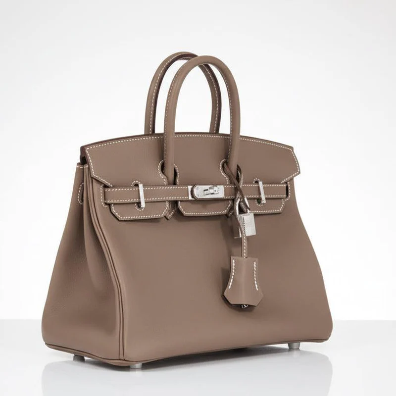 Hermès Birkin 25 Etoupe Swift Palladium Hardware 4 Hermès Birkin 25 Etoupe Swift Palladium Hardware - Image 4