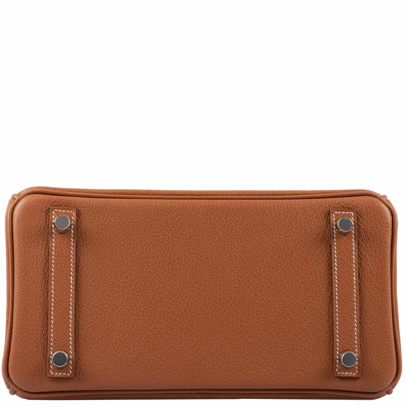Hermès Birkin 25 Gold Taurillon Novillo Palladium Hardware 3 Hermès Birkin 25 Gold Taurillon Novillo Palladium Hardware - Image 3