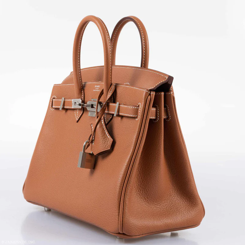 Hermès Birkin 25 Gold Taurillon Novillo Palladium Hardware 2 Hermès Birkin 25 Gold Taurillon Novillo Palladium Hardware - Image 2