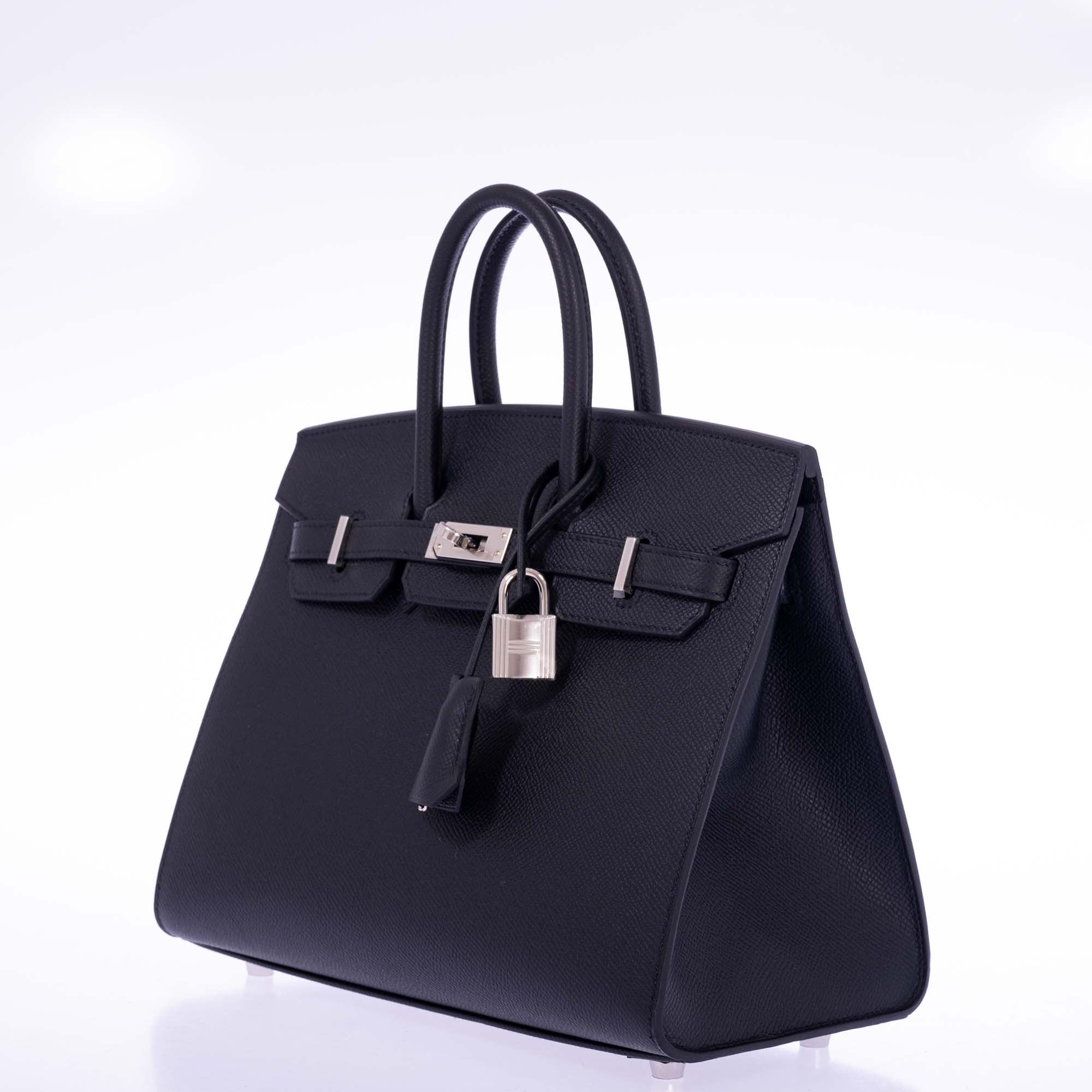 Hermès Birkin 25 Sellier Black Epsom Palladium Hardware 2 Hermès Birkin 25 Sellier Black Epsom Palladium Hardware - Image 2