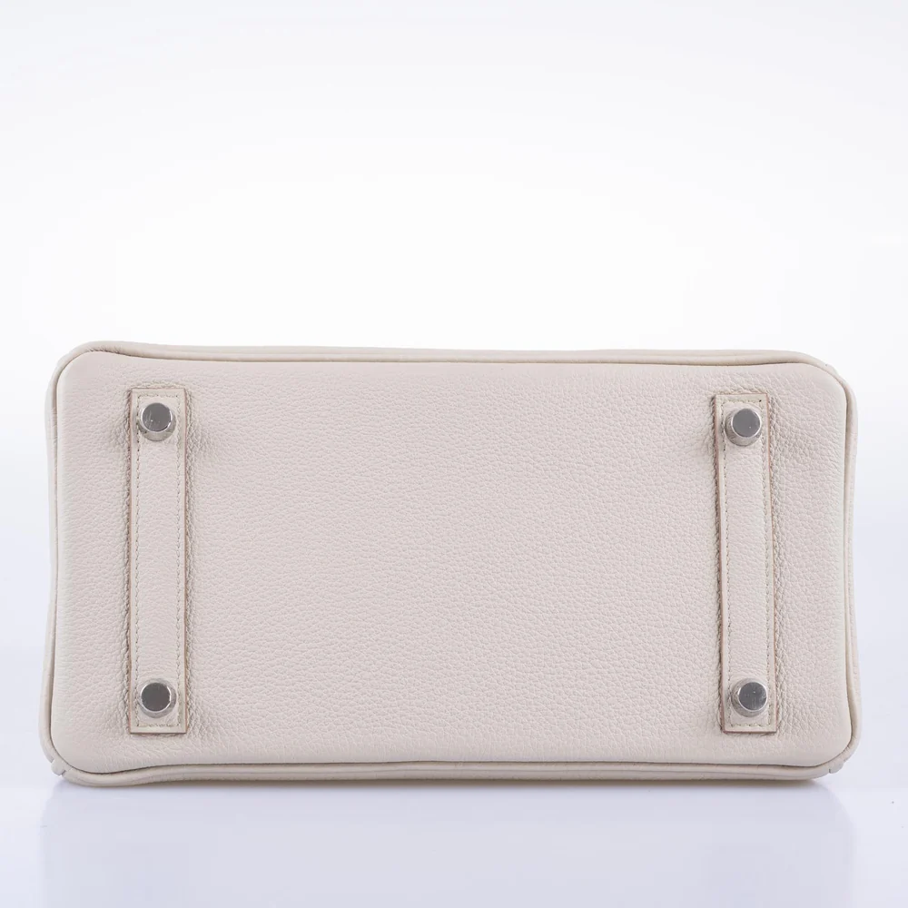 Hermès Birkin Touch 25 Beton Matte Alligator & Togo Palladium Hardware 2 Hermès Birkin Touch 25 Beton Matte Alligator & Togo Palladium Hardware - Image 2