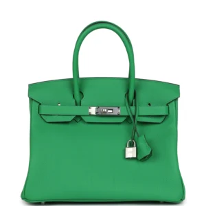Hermès Birkin 30 Bambou Togo Palladium Hardware