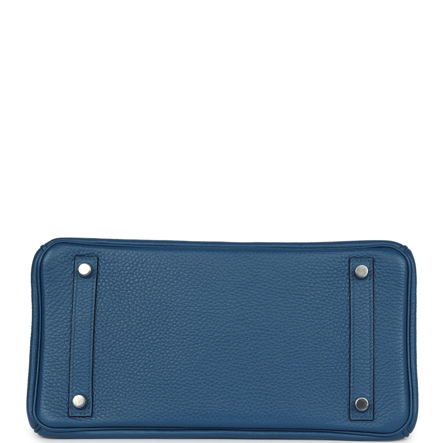 Hermès Birkin 30 Bleu Thalassa Clemence Palladium Hardware 4 Hermès Birkin 30 Bleu Thalassa Clemence Palladium Hardware - Image 4