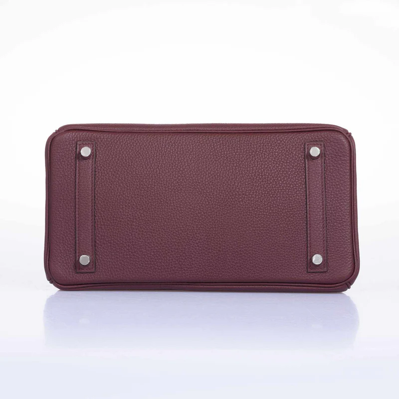 Hermès Birkin 30 Bordeaux Togo Palladium Hardware 2 Hermès Birkin 30 Bordeaux Togo Palladium Hardware - Image 2