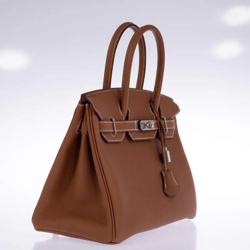 Hermès Birkin 30 Gold Togo Palladium Hardware 3 Hermès Birkin 30 Gold Togo Palladium Hardware - Image 3