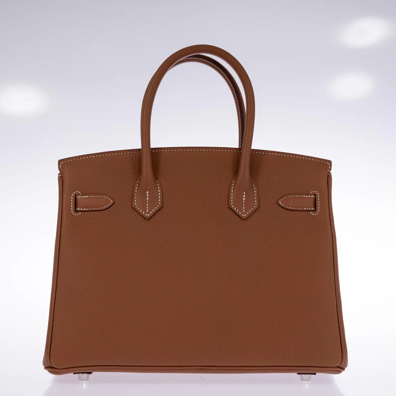 Hermès Birkin 30 Gold Togo Palladium Hardware 4 Hermès Birkin 30 Gold Togo Palladium Hardware - Image 4