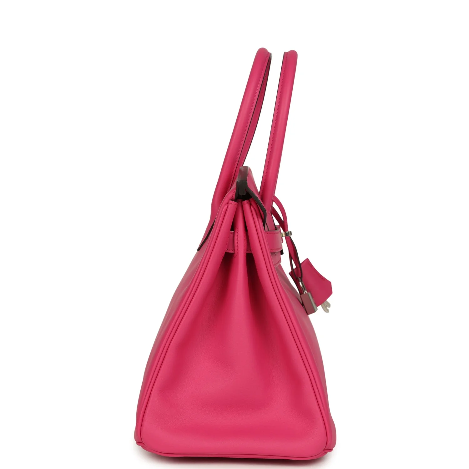Hermès Birkin 30 Rose Shocking Swift Palladium Hardware 3 Hermès Birkin 30 Rose Shocking Swift Palladium Hardware - Image 3