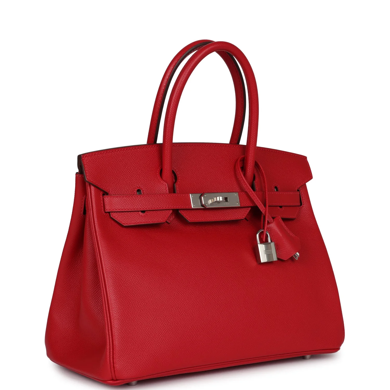 Hermès Birkin 30 Rouge Casaque Epsom Palladium Hardware 3 Hermès Birkin 30 Rouge Casaque Epsom Palladium Hardware - Image 3