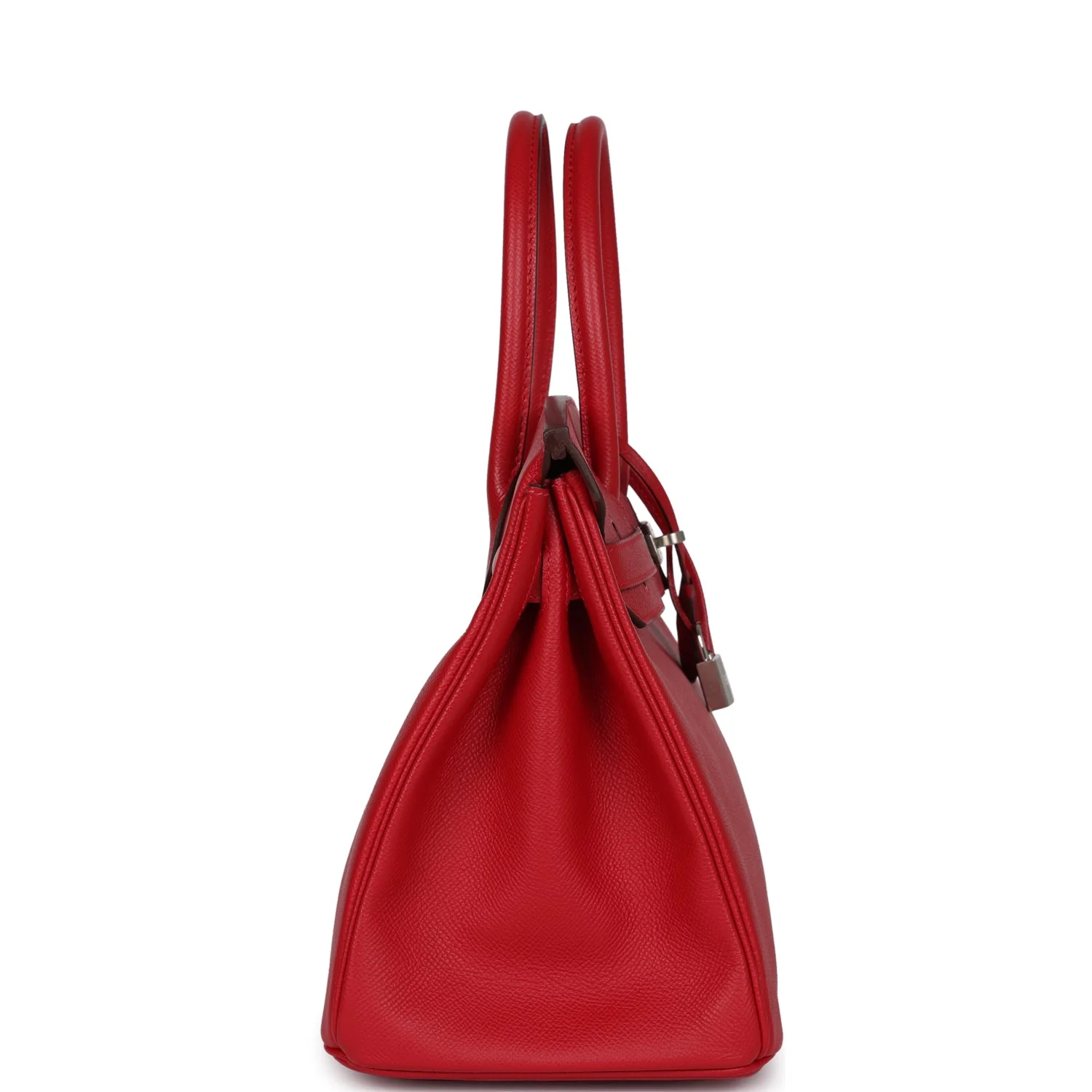 Hermès Birkin 30 Rouge Casaque Epsom Palladium Hardware 4 Hermès Birkin 30 Rouge Casaque Epsom Palladium Hardware - Image 4