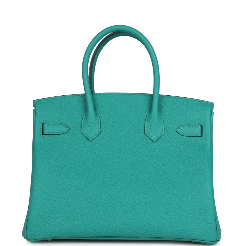 Hermès Birkin 30 Vert Verone Togo Palladium Hardware 2 Hermès Birkin 30 Vert Verone Togo Palladium Hardware - Image 2
