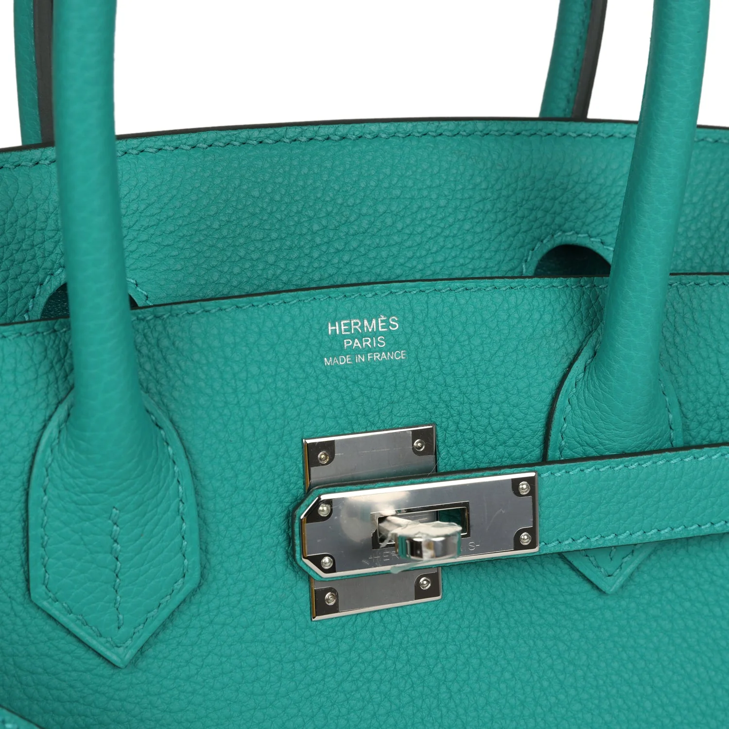 Hermès Birkin 30 Vert Verone Togo Palladium Hardware 3 Hermès Birkin 30 Vert Verone Togo Palladium Hardware - Image 3