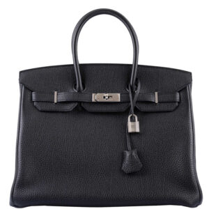 Hermès Birkin 35 Black Togo leather Palladium Hardware