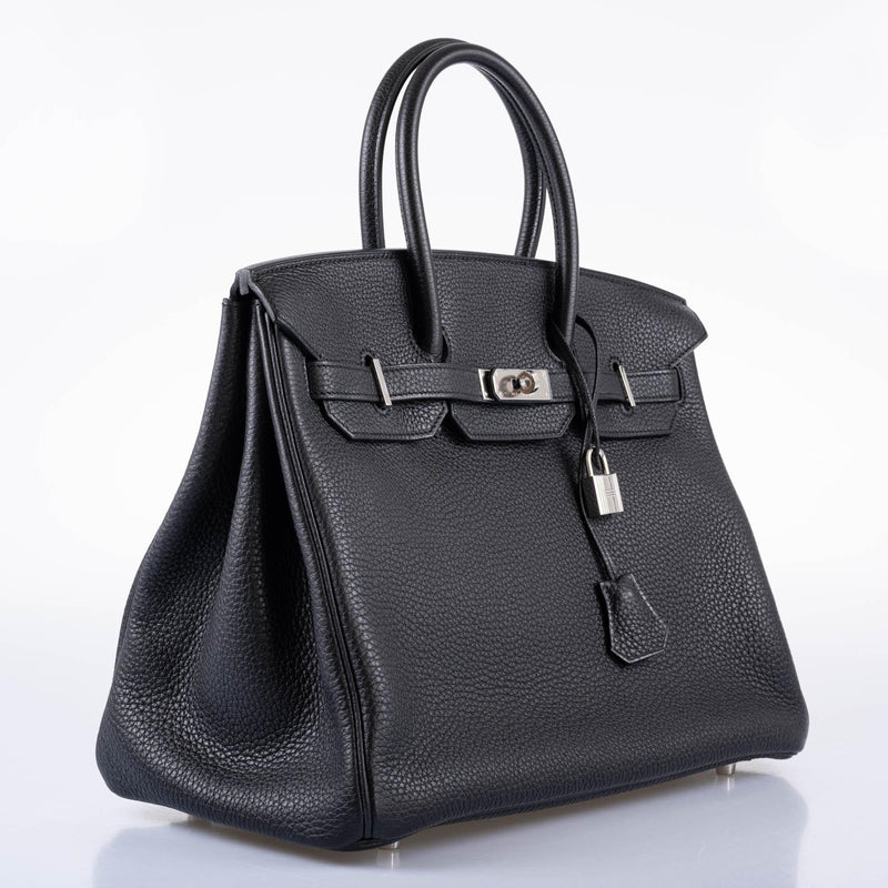 Hermès Birkin 35 Black Togo leather Palladium Hardware 3 Hermès Birkin 35 Black Togo leather Palladium Hardware - Image 3