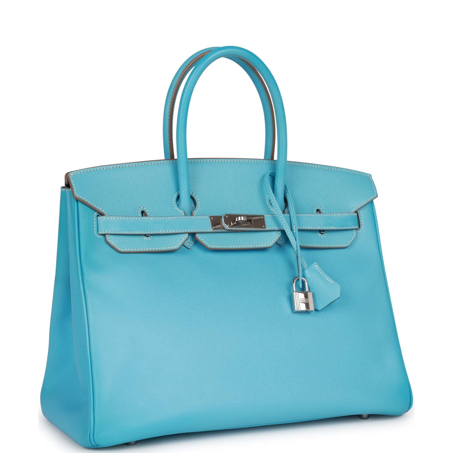 Hermès Birkin 35 Celeste Candy Epsom Palladium Hardware 4 Hermès Birkin 35 Celeste Candy Epsom Palladium Hardware - Image 4