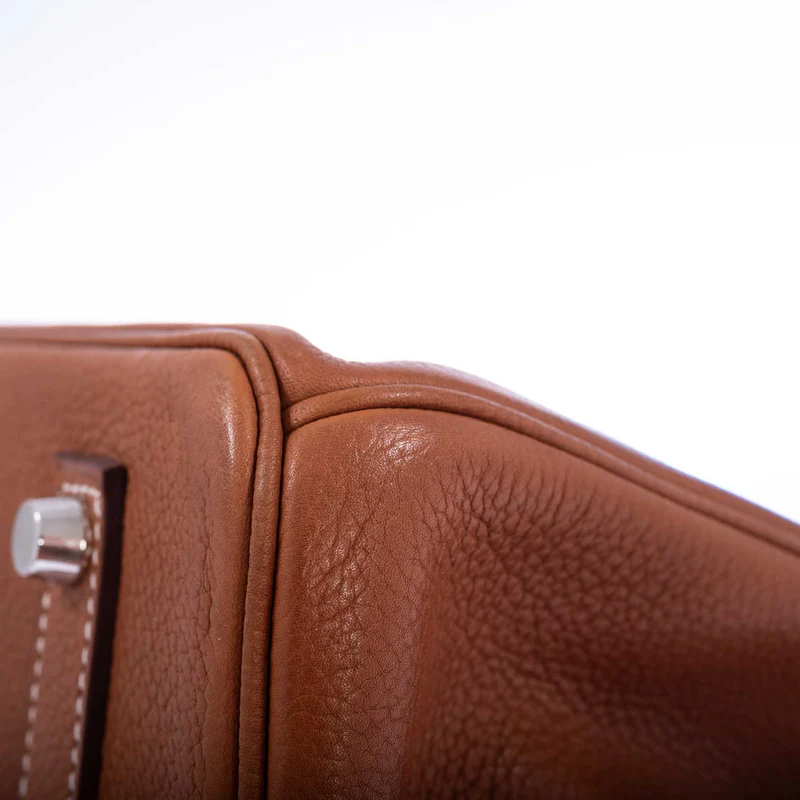 Hermès Birkin 35 Fauve Barenia Faubourg Palladium Hardware 2 Hermès Birkin 35 Fauve Barenia Faubourg Palladium Hardware - Image 2