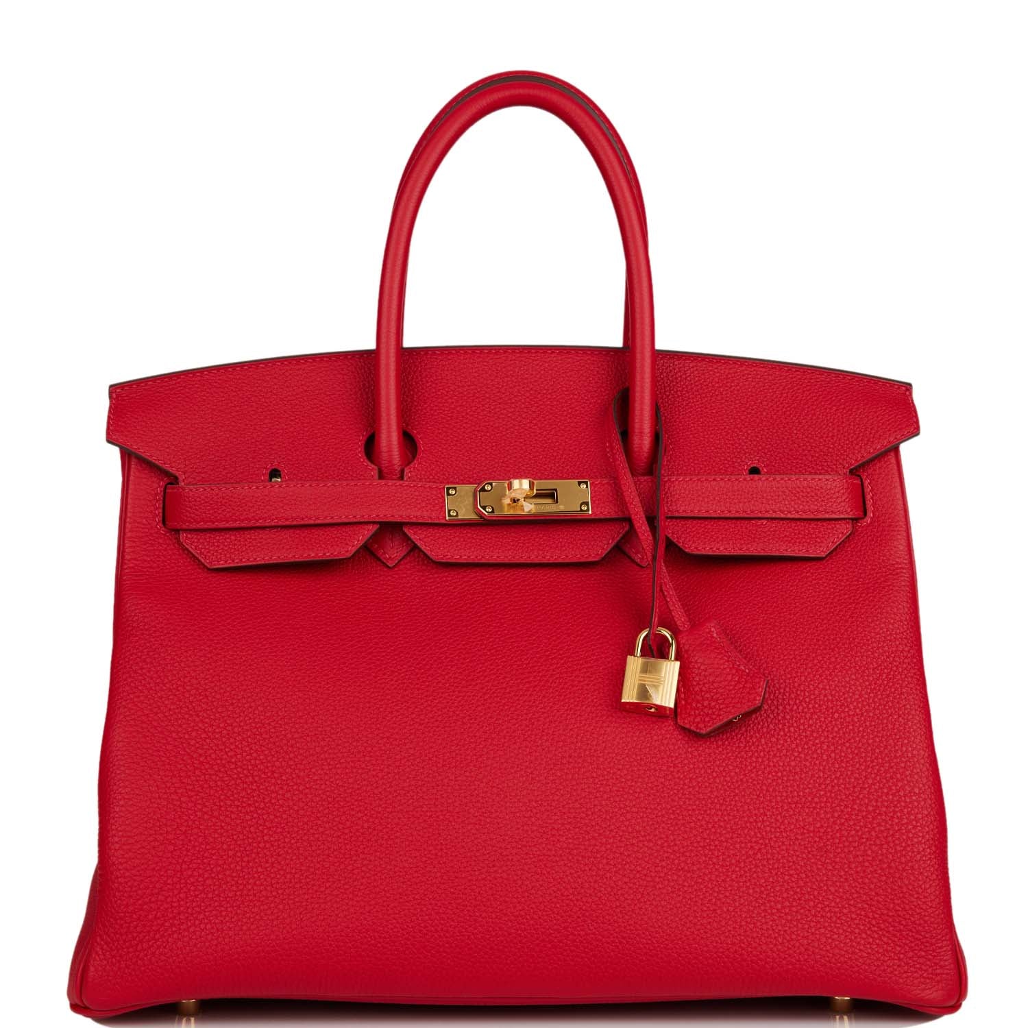 Hermès Birkin 35 Rouge Casaque Togo Gold Hardware 1 Hermès Birkin 35 Rouge Casaque Togo Gold Hardware