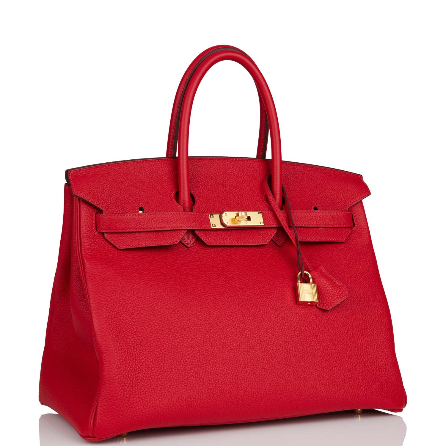 Hermès Birkin 35 Rouge Casaque Togo Gold Hardware 3 Hermès Birkin 35 Rouge Casaque Togo Gold Hardware - Image 3