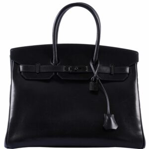 Hermès Birkin 35 SO BLACK Box Calf PVD Hardware